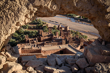 Image showing Kasbah Ait Benhaddou in the Atlas Mountains of Morocco