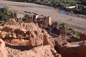 Image showing Kasbah Ait Benhaddou in the Atlas Mountains of Morocco