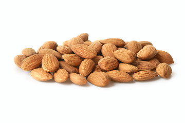 Image showing Bunch of almonds