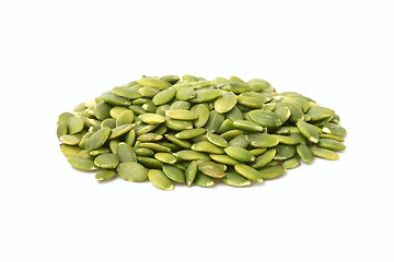 Image showing Bunch of pumpkin seeds