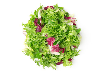 Image showing Pile of crispy mixed leaf