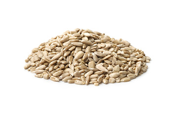Image showing Bunch of sunflower seeds