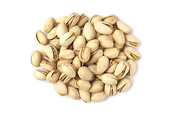 Image showing Pile of pistachios