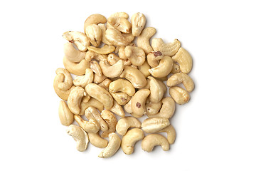 Image showing Pile of cashews