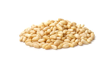 Image showing Bunch of pine nut kernels