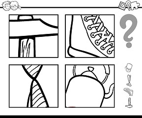 Image showing guess objects coloring book