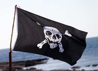 Image showing Jolly Roger (pirate flag)