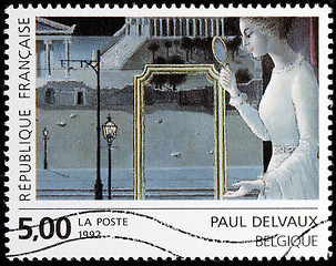 Image showing Paul Delvaux Stamp