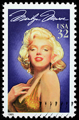 Image showing Marilyn Monroe Stamp