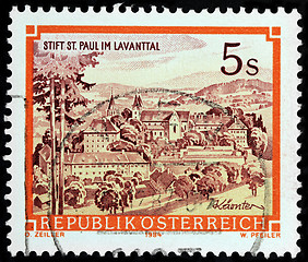 Image showing Saint Paul Abbey in Lavanttal