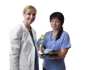 Image showing Friendly healthcare workers