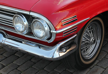 Image showing Vintage Red Car
