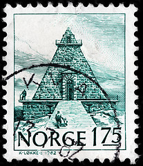 Image showing Norwegian town Stavern Stamp