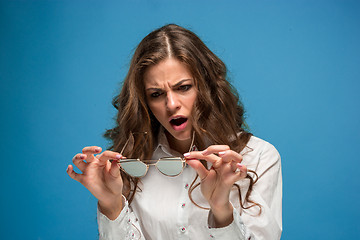 Image showing The portrait of disaffected woman