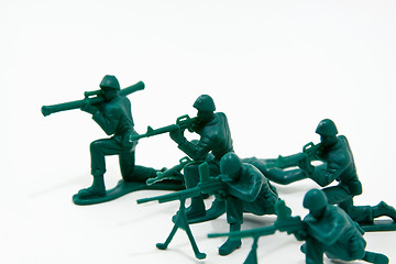 Image showing Attack Concept - Plastic Soldiers