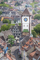 Image showing Schwabentor in Freiburg Germany