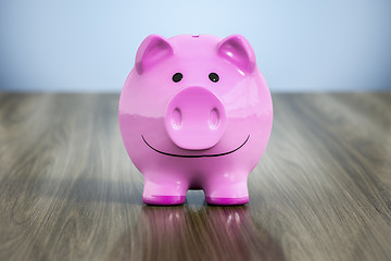 Image showing piggy bank smile