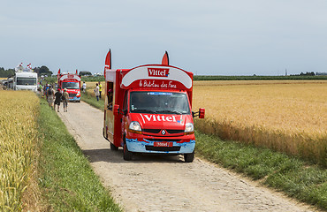 Image showing Vittel Vehicle - Tour de France 2015