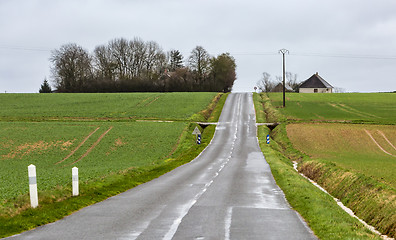 Image showing Empty Country Road