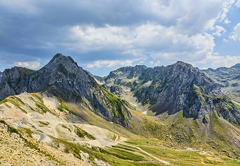 Image showing Landscape in Pyrenees Mountains