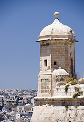 Image showing sentry post lookout senglea malta valletta