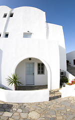 Image showing greek island house architecture cyclades