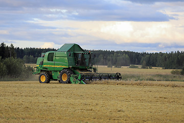 Image showing John Deere Combine Grain Harvest