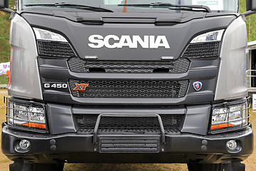 Image showing Front of Scania G450 XT Heavy Duty Truck