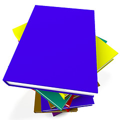 Image showing Stack Of Books Representing School Learning And Education