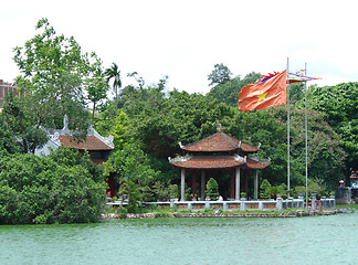 Image showing Den Ngoc Son in Hanoi