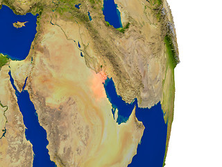 Image showing Kuwait on Earth