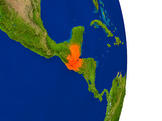 Image showing Guatemala on Earth