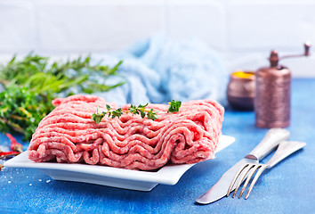 Image showing minced meat