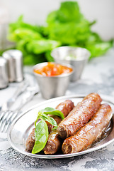 Image showing sausages