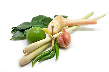 Image showing Thai Tom Yam soup herbs