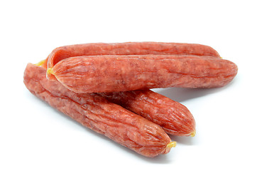 Image showing Chinese sausage isolated