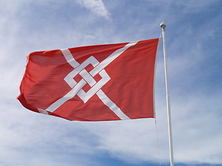 Image showing Flag of Karmøy Norway