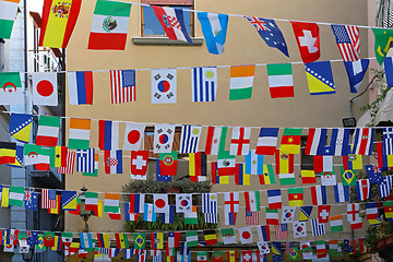 Image showing International flags