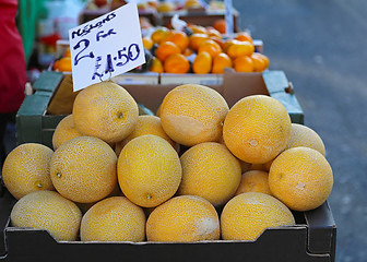 Image showing Muskmelons