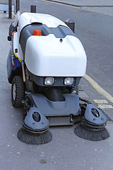 Image showing Street cleaning vehicle