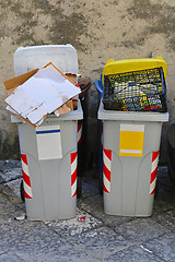 Image showing Trash cans