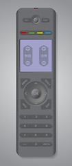 Image showing Tv remote control with digital touch display