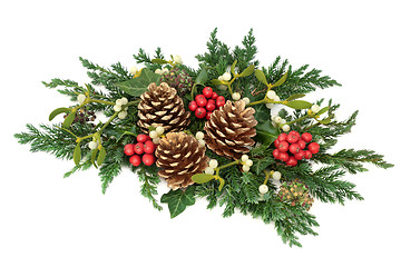 Image showing Christmas Floral Decoration