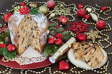 Image showing Chocolate Panettone Christmas Cake