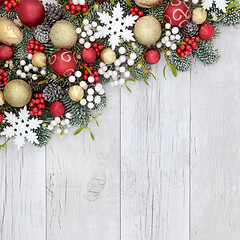 Image showing Christmas Background Border