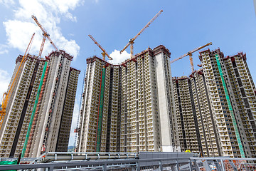 Image showing Construction site in Hong Kong 