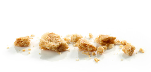 Image showing crumbs of cookie macro 