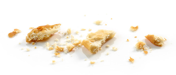 Image showing crumbs of cracker