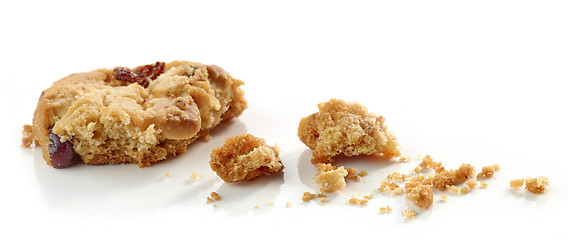 Image showing crumbs of cookie macro 