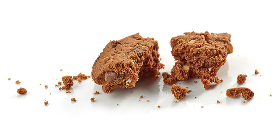 Image showing crumbs of chocolate cookie